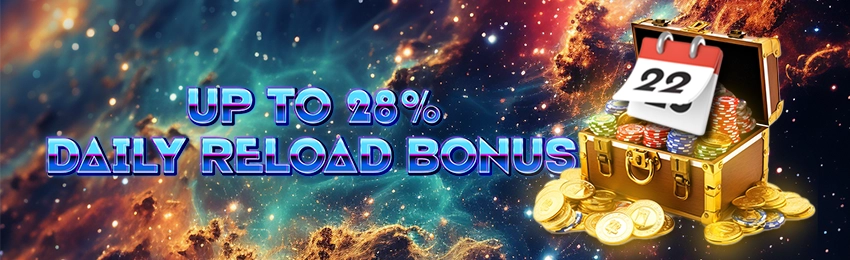 28% Daily Reload Bonus