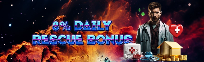 8% Daily Rescue Bonus